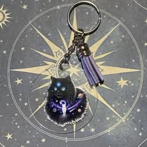 🚀 Galactic Explorer Cat Keychain 🌌🐾
