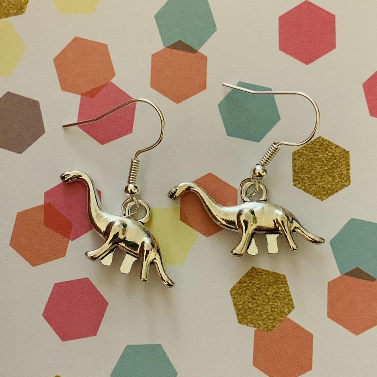 🦕✨ Brontosaurus Charm Earrings 🌈💫
