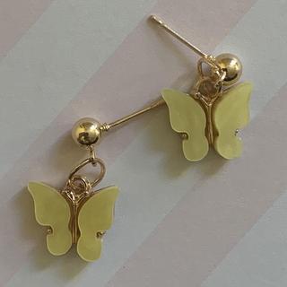 🦋✨ Sunny Yellow Butterfly Earrings 💛🌿