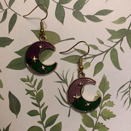 Celestial Glow Moon Earrings🌙✨
