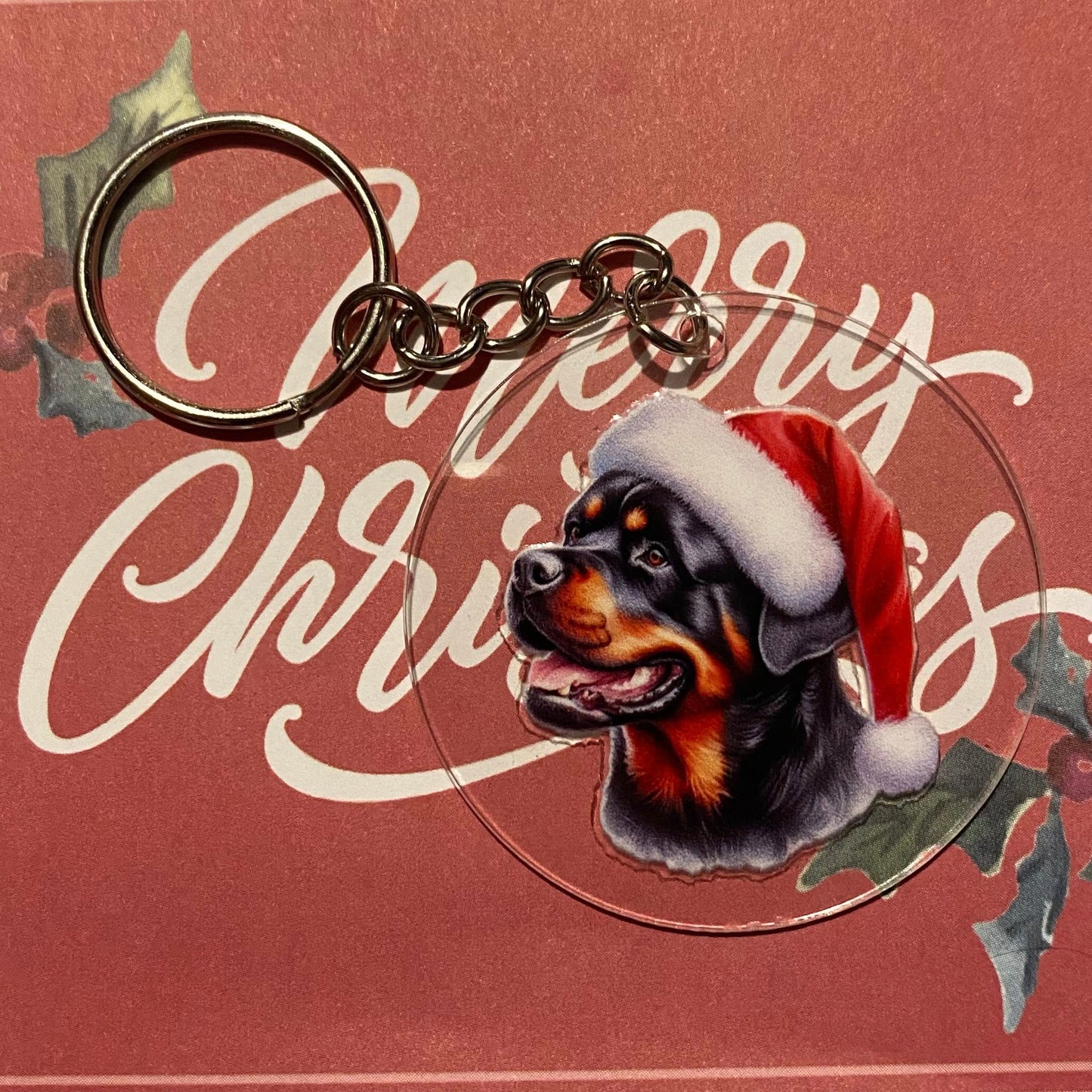 🎁 Jolly Rottie Keychain 🐶
