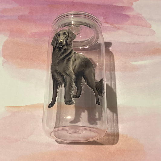 🐶✨ Gentle Guardian Pup Plastic Can Tumbler ✨🐶