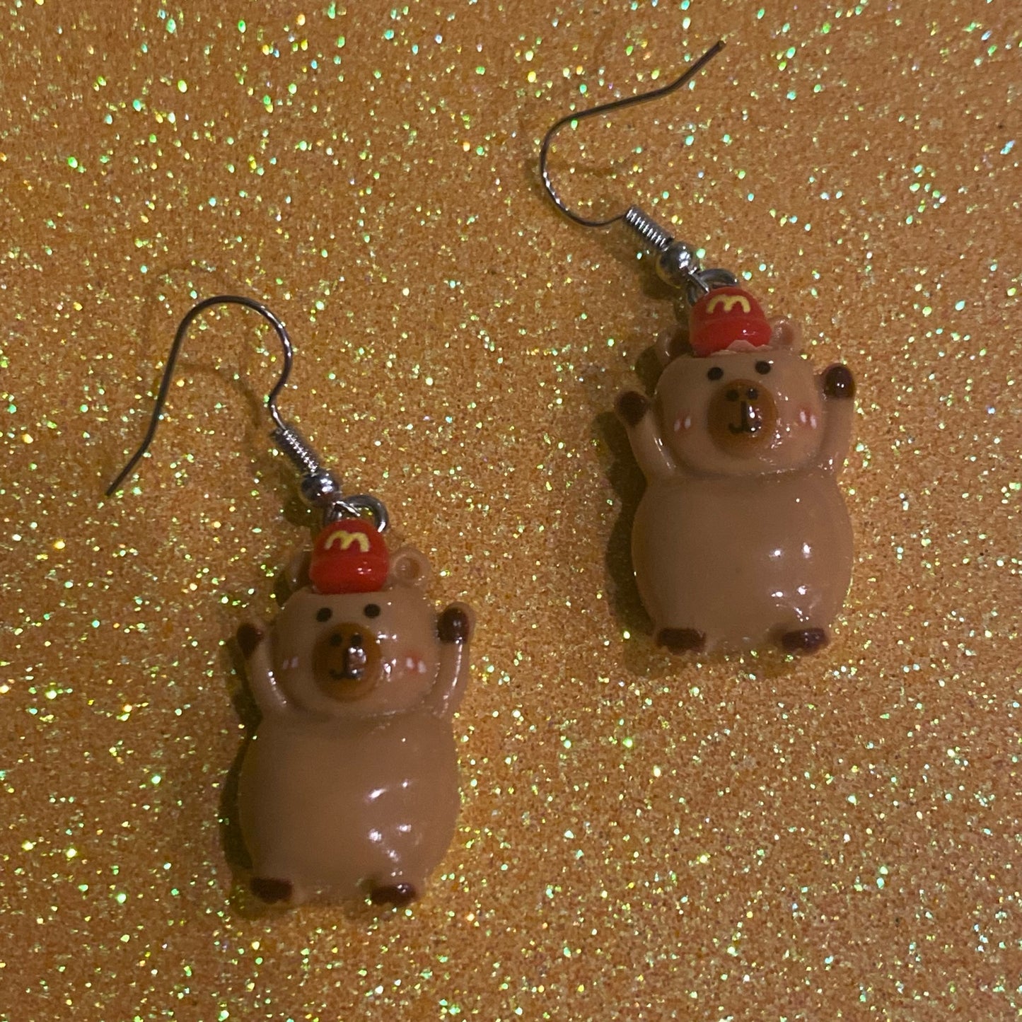 🍟 McDonald's Capybara Earrings