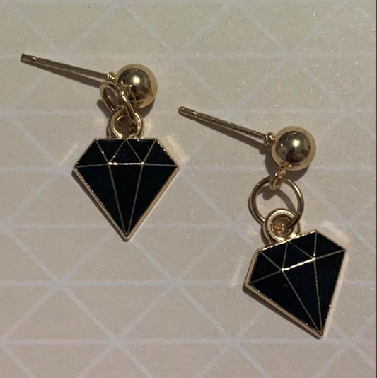 💎 Midnight Gem Drop Earrings 🖤✨