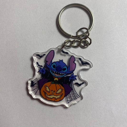 🎃🦇 Vampire Stitch Keychain – “Bite-Sized Mischief”