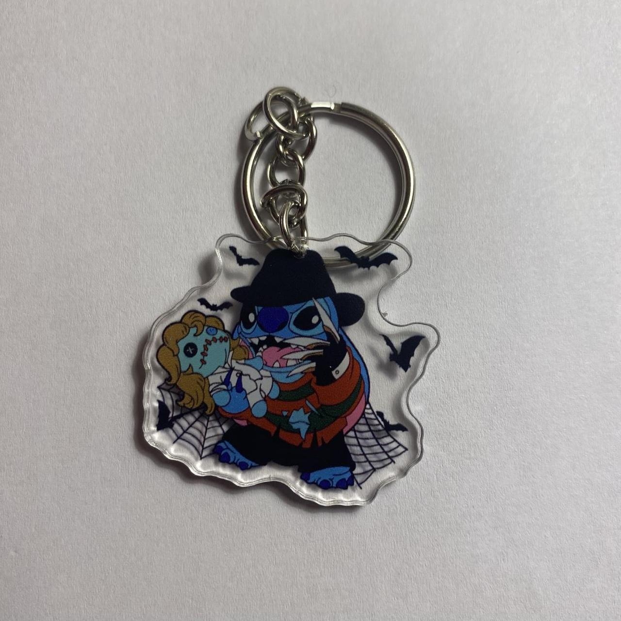 🔥🩸 Freddy Krueger Stitch Keychain – “Dreams of Chaos”