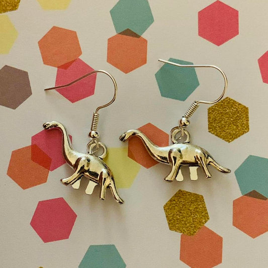 🦕✨ Brontosaurus Charm Earrings 🌈💫