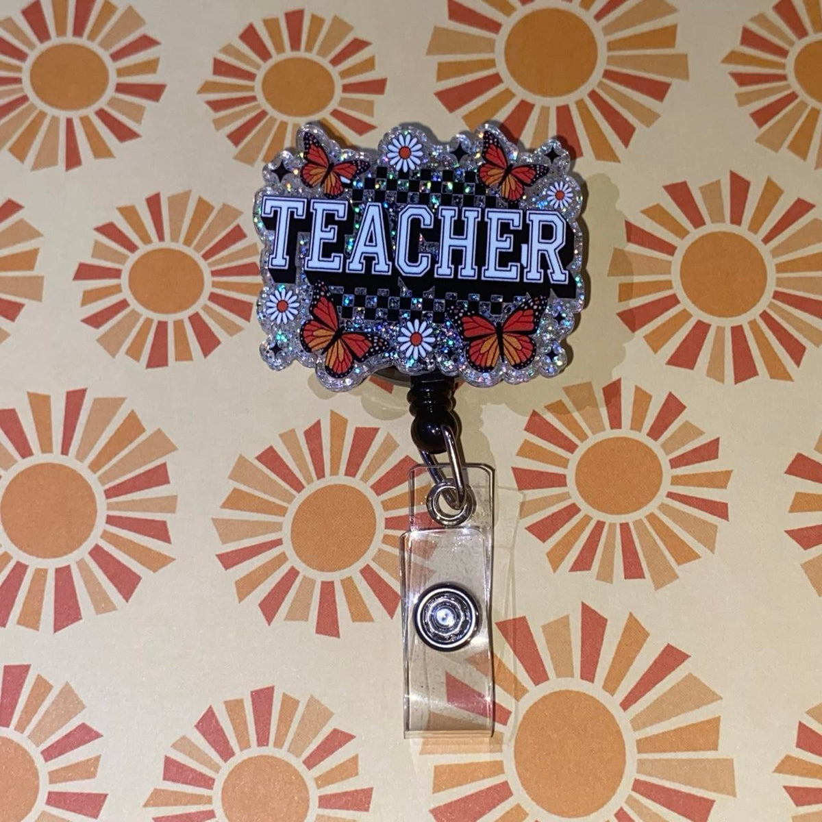 🍎 Butterfly Teacher Badge Reel 🦋✨