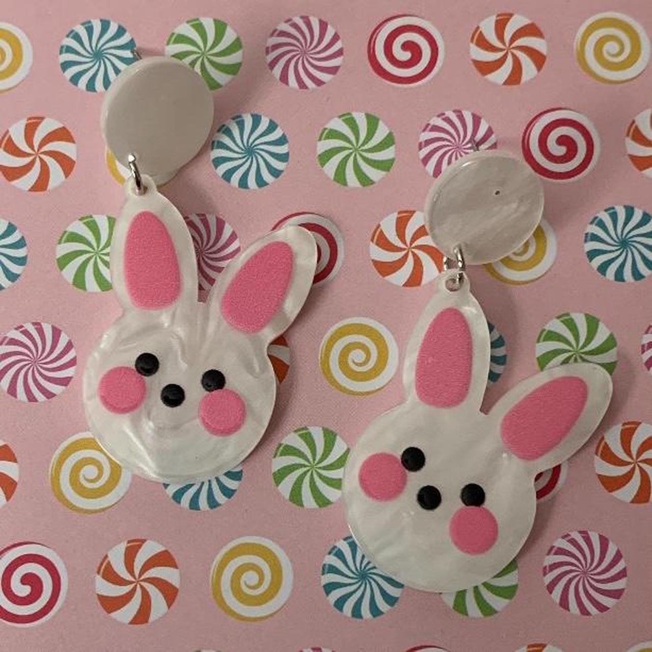 White Blushing Bunny 🐰💗
