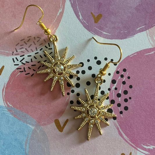 Golden Rhinestone Star