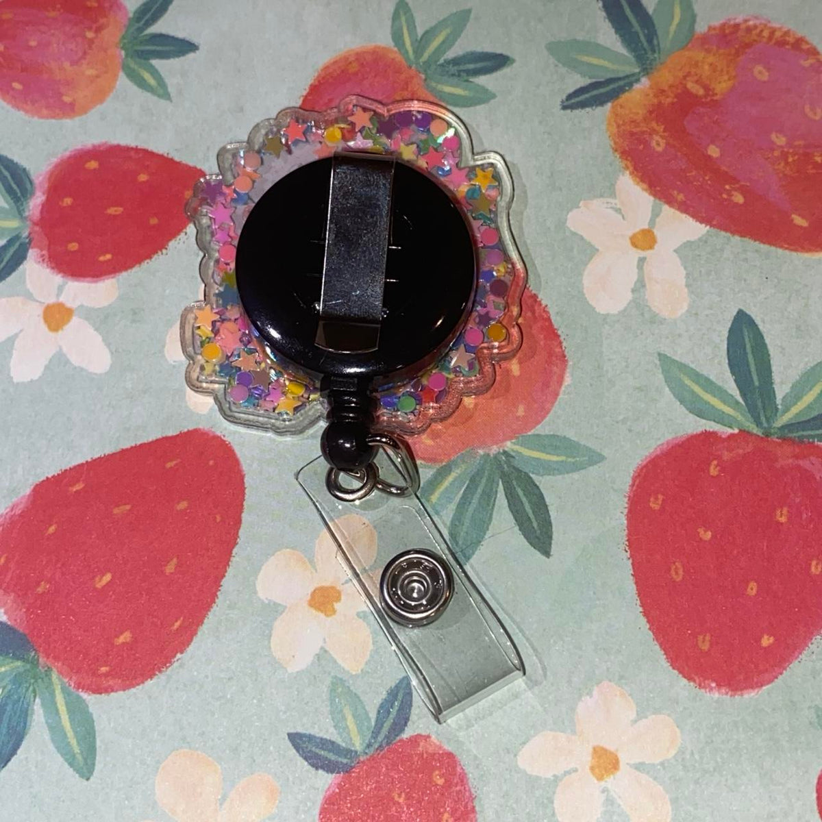 🍎 Colorful Teacher Essentials Badge Reel 📚✨
