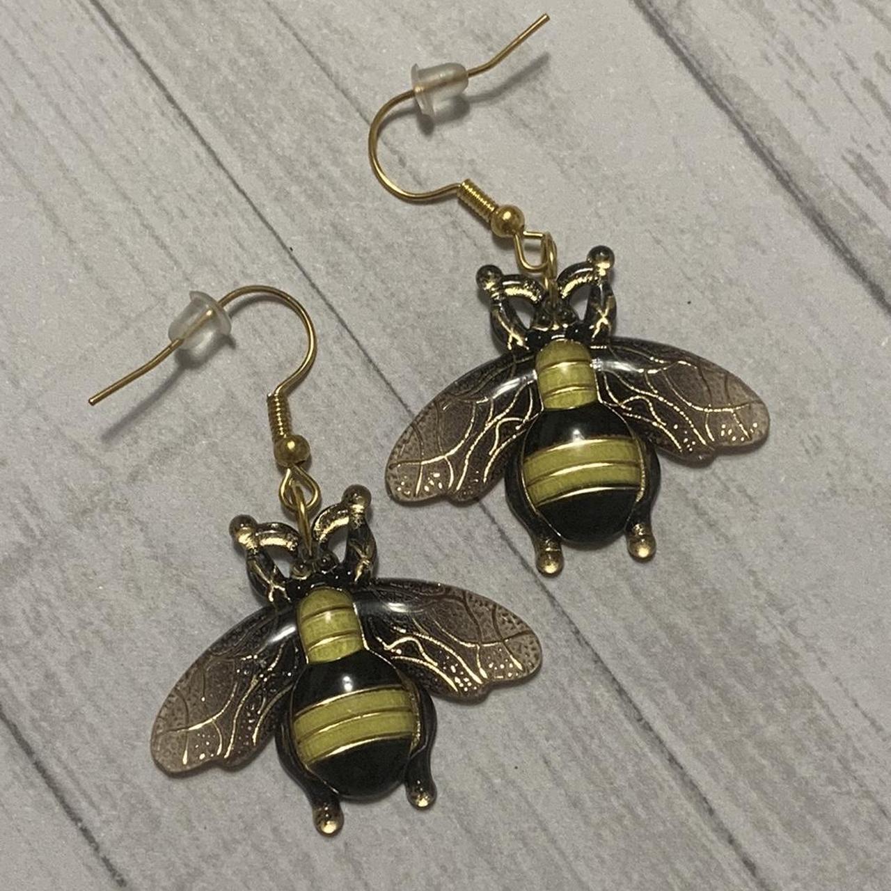 🐝 Bumblebee Earrings ✨