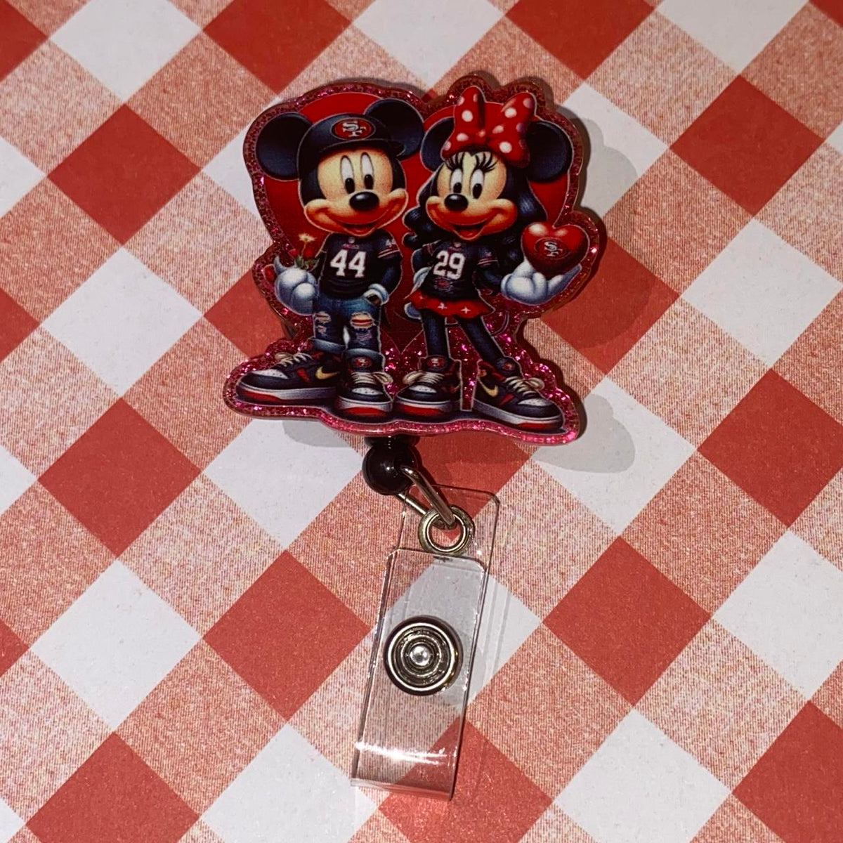 🏈❤️ Mouse Couple 49ers Badge Reel ✨