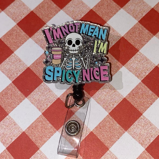 💀 I’m Not Mean, I’m Spicy Nice Badge Reel ☕✨