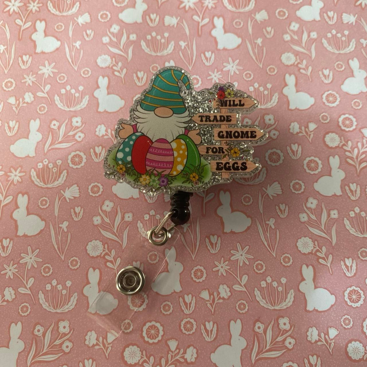 🐰 Will Trade Gnome for Eggs Badge Reel 🥚🌸