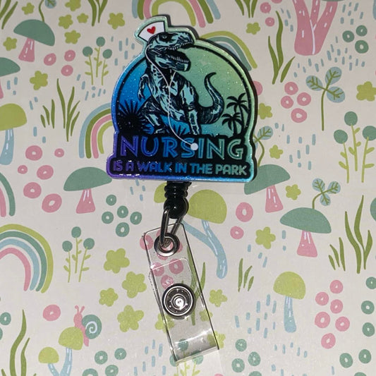 ☕ Green Coffee Mouse Badge Reel 🎀💚