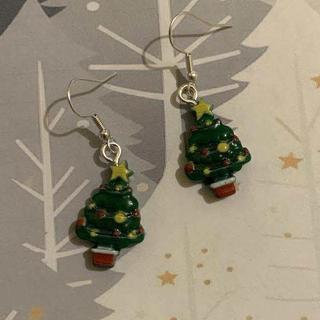🎄✨ Twinkle Tree Earrings ❤️💚