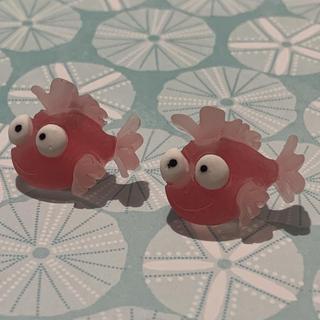 🐠✨ Bubblegum Goldfish Stud Earrings 💕
