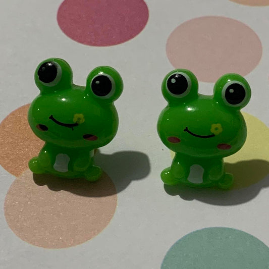 🐸 Hoppy Days Frog Studs 🌸