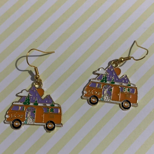 🚐✨ Adventure Awaits Earrings
