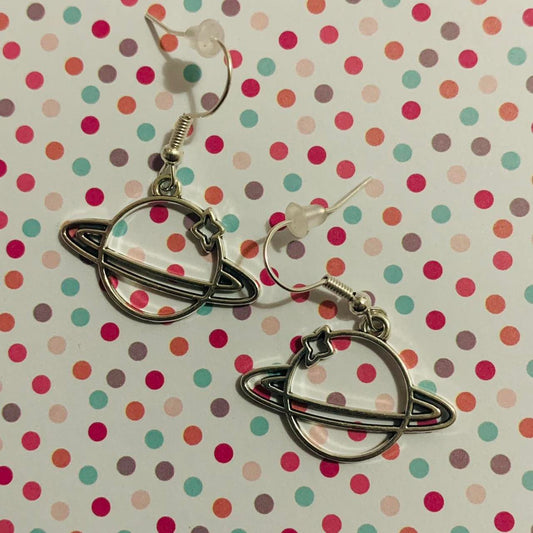 ✨ Out of This World Saturn Earrings 🌙