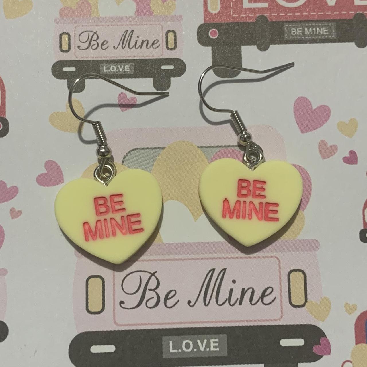 💛 Be Mine Conversation Heart Earrings 💌