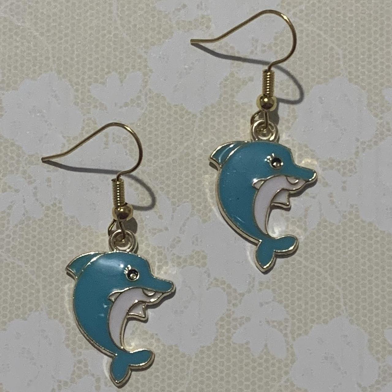 🌊🐬 Ocean Breeze Dolphin Earrings