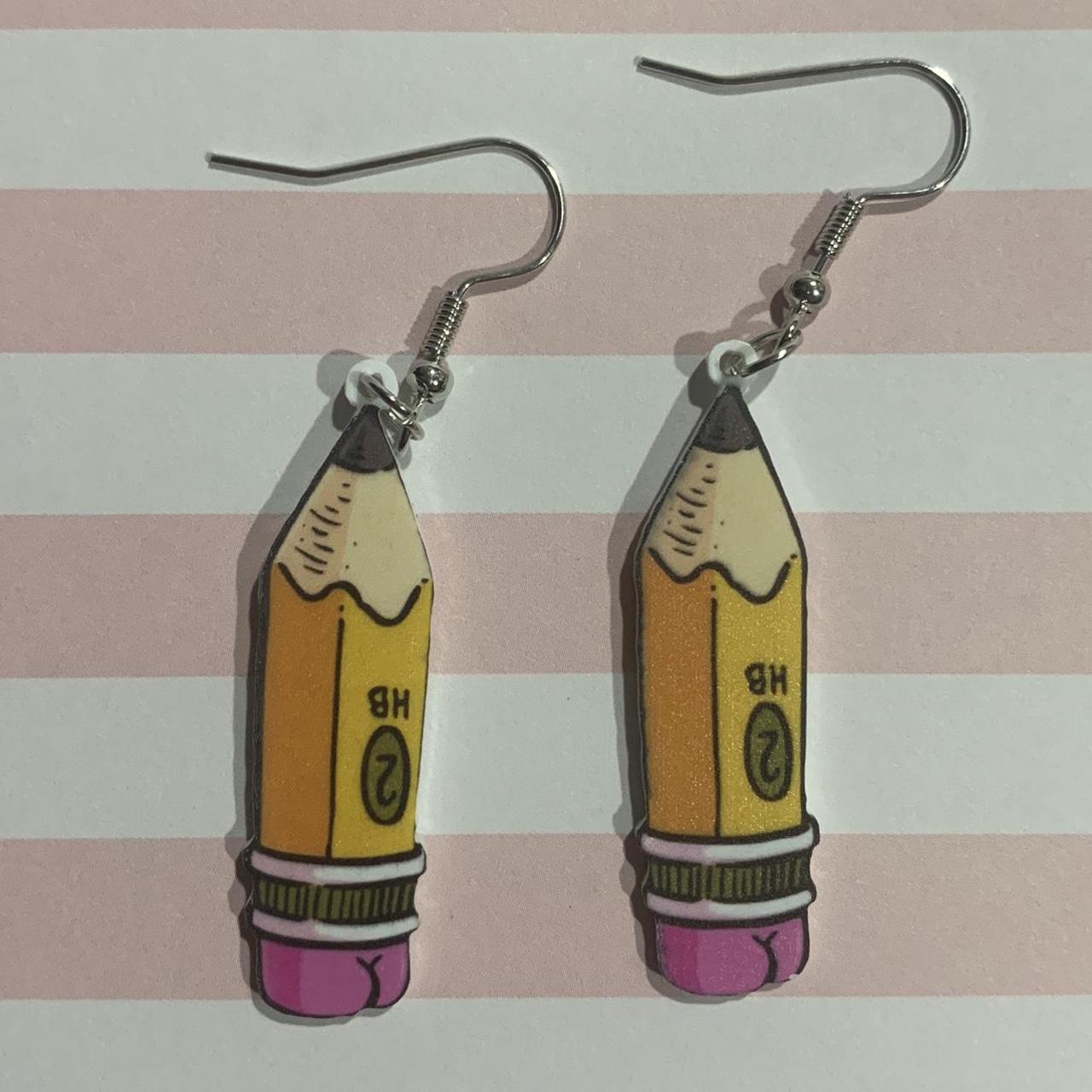 ✏️ Too Cute to Erase Pencil Earrings ✏️