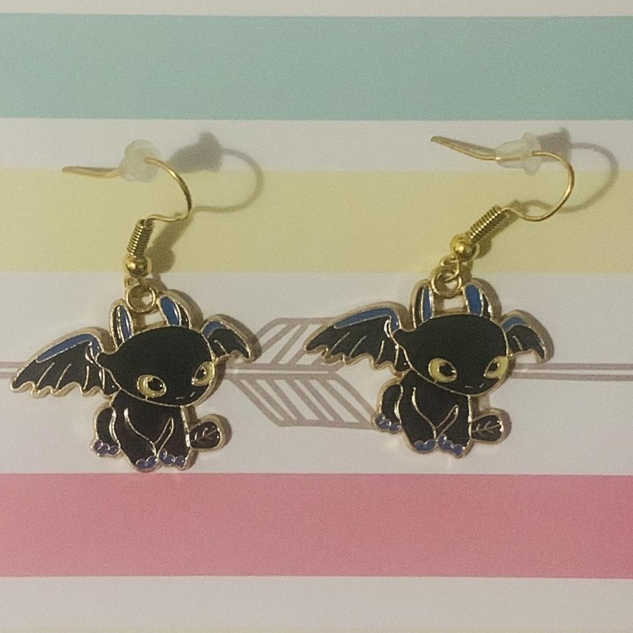 🐉✨ Toothless Earrings