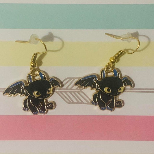 🐉✨ Toothless Earrings